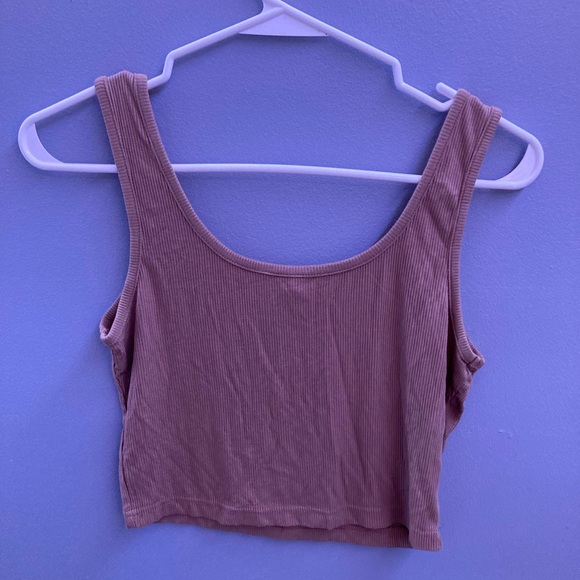 Shein Brown/Tan Ribbed Tank Top - Picture 4 of 5